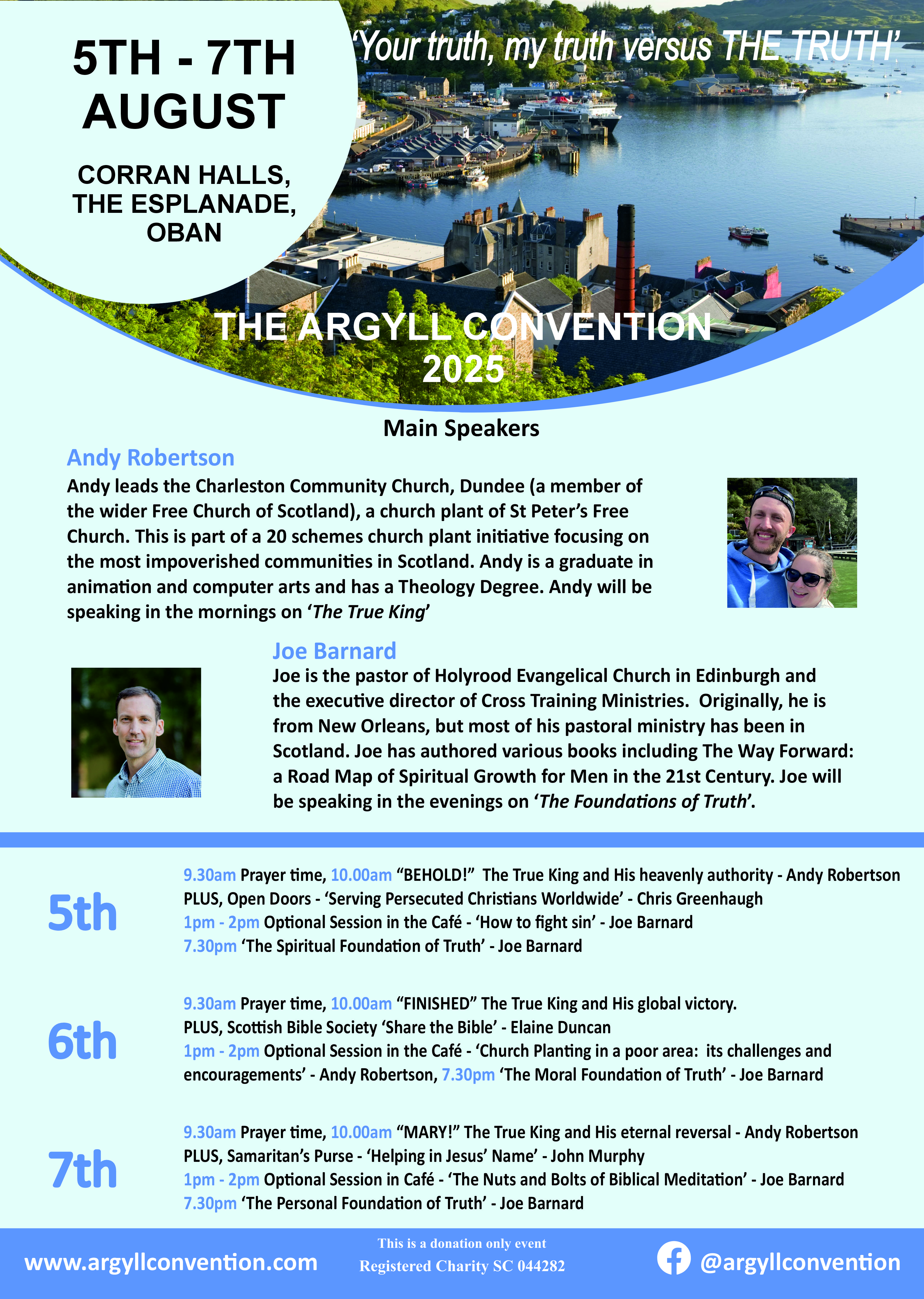 Argyll Convention Poster