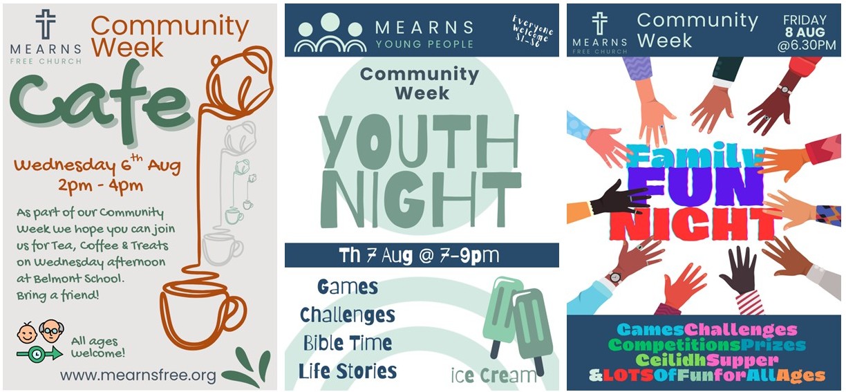 community week activities