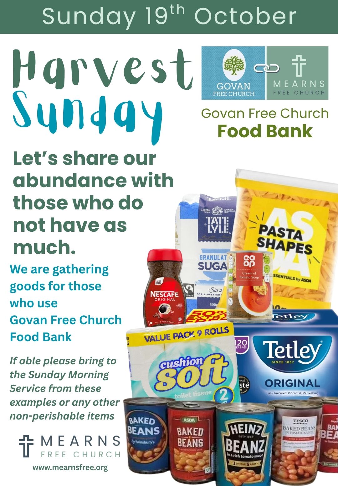 Mearns Free Harvest Sunday