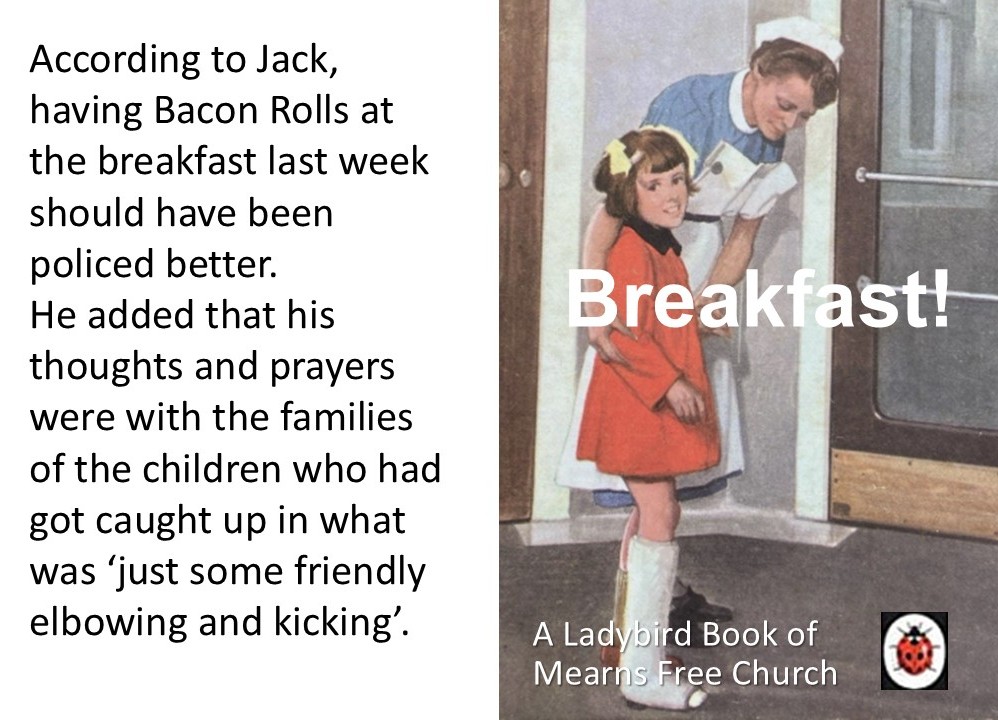 ladybird page of breakfast