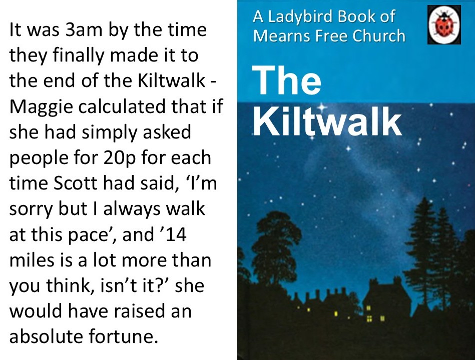 ladybird page kiltwalk