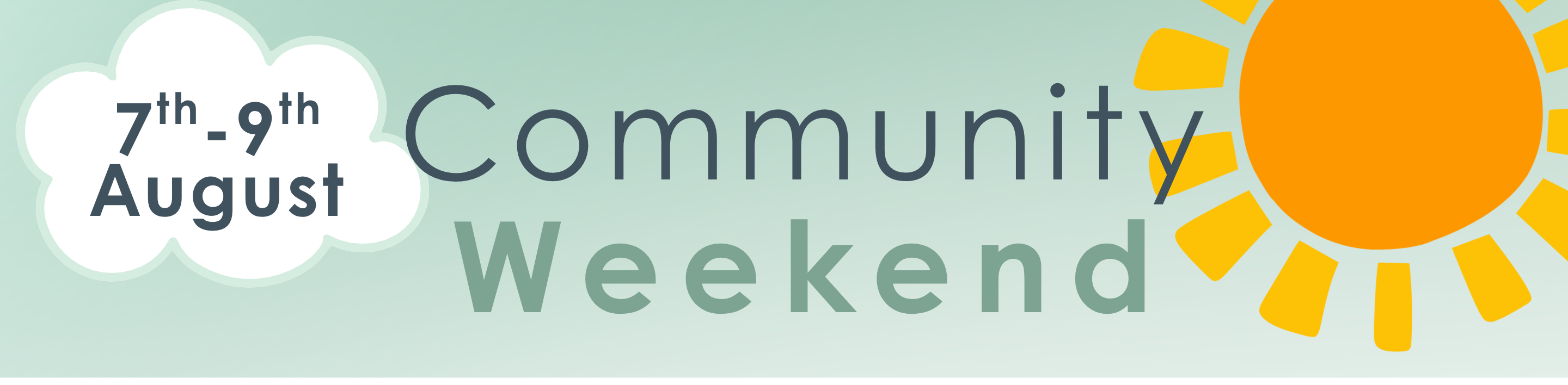 community weekend 2026